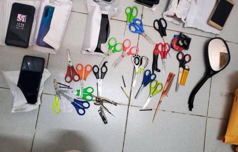 Objetos Confiscados en Bonao