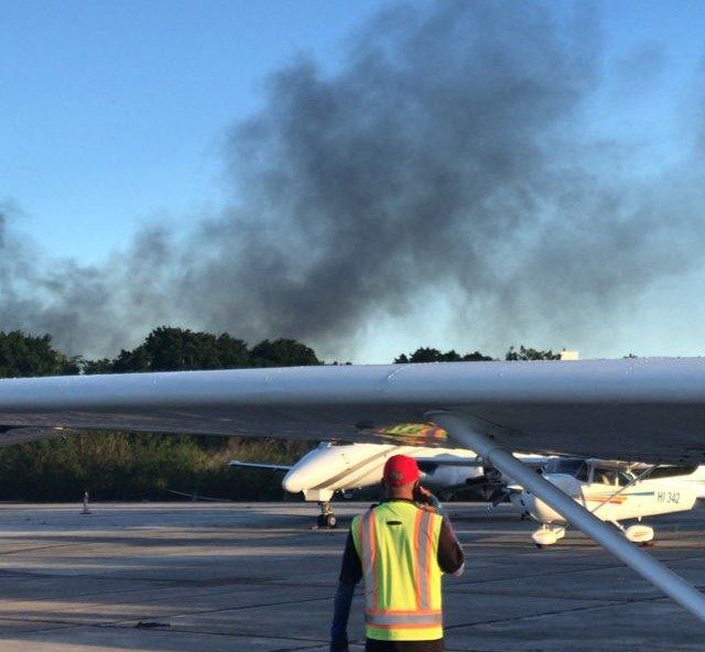 Avión cae aeropuerto Las Américas y mueren 9 ocupantes