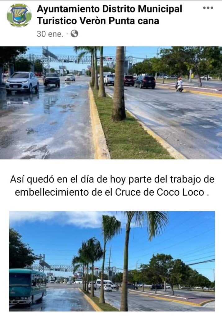 Ayuntamiento Verón embellece cocoloco