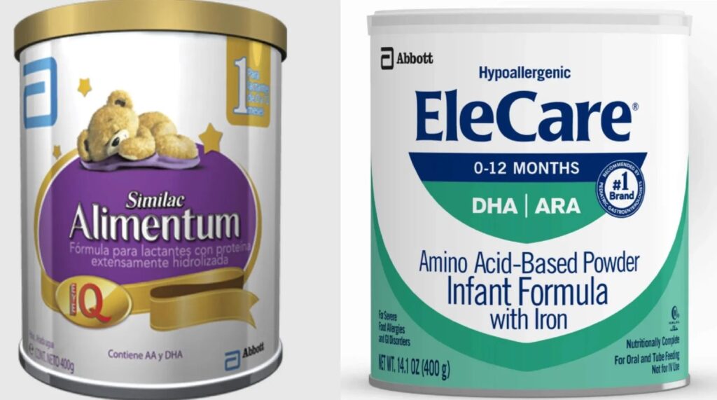 Salud Pública advierte sobre posibles bacterias en formulas Similac, Alimentum y EleCare
