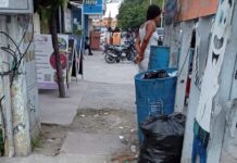 5 años con aceras destruidas en el cruce de Verón
